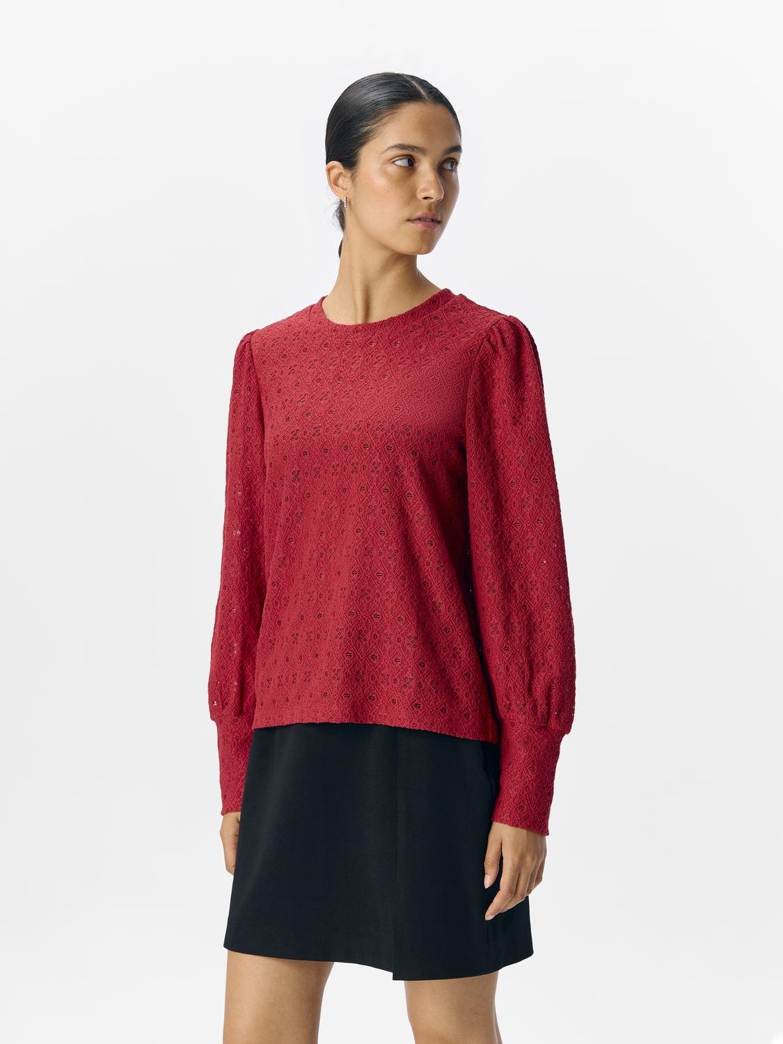 OBJLAILA Top - Karanda Red - VERO MODA & VILA Bergvik